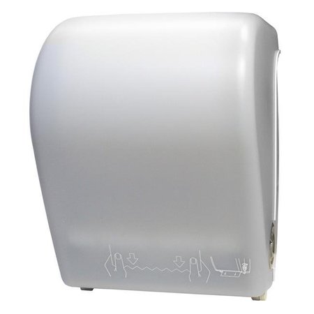 COMFORTCORRECT Hands Free Auto-Cut Roll Towel Dispenser; White Translucent CO1006001